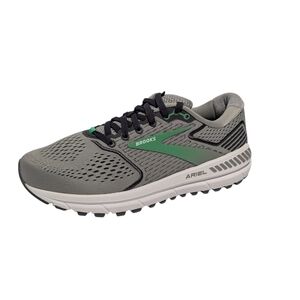 New'Brooks Women's Ariel 20 Grey/Alloy Green Running 1203151B076-Size 9